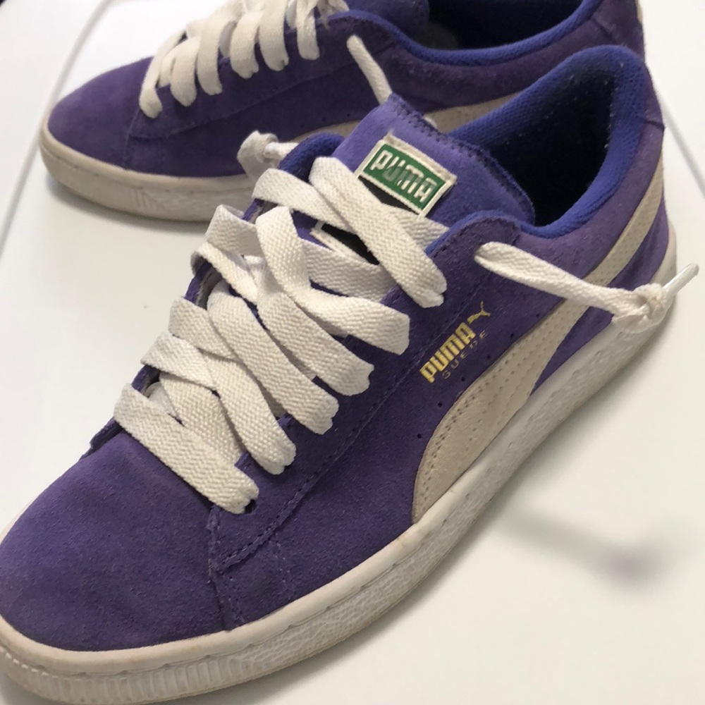 Puma Clyde suede purple